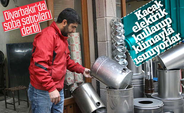 Diyarbakır'da soba satan esnafın isyanı