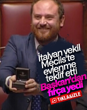 Depremin konuşulduğu Meclis'te evlilik teklifi