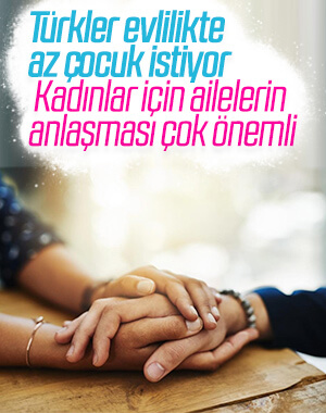 Evli Türklere anket yapıldı