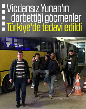 Darbedilen kaçak göçmenler Türkiye'de tedavi ediliyor