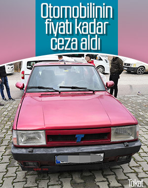 Drift yapan sürücüye 9 bin 281 lira ceza