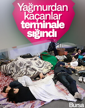 Bursa'da yağmur sonrası durum