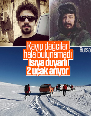 Uludağ'da kaybolan iki arkadaş hala bulunamadı