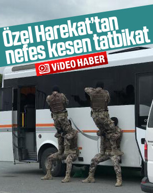 Özel Harekat basına açık tatbikat gerçekleştirdi