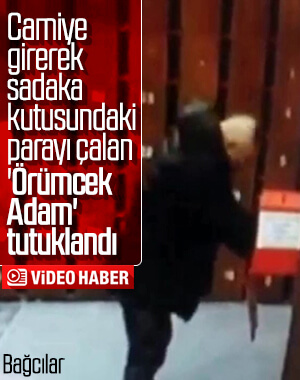 İstanbul'da cami hırsızı kameralara yakalandı