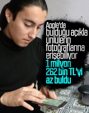 Aydın'da Apple'ın 1 milyon 262 bin TL'lik açığını buldu