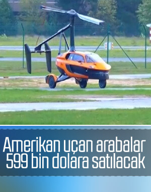 Seri üretime geçen ilk uçan araba tanıtıldı