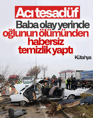 Kütahyalı temizlik işçisini yıkan tesadüf