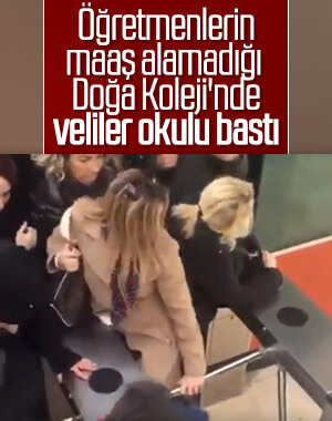 Doğa Koleji'nde veliler okulu işgal etti