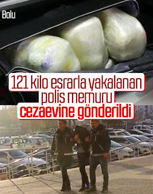 Bolu’da polis 121 kilo esrarla yakalandı