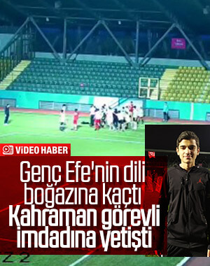 15 yaşındaki futbolcunun dili boğazına kaçtı