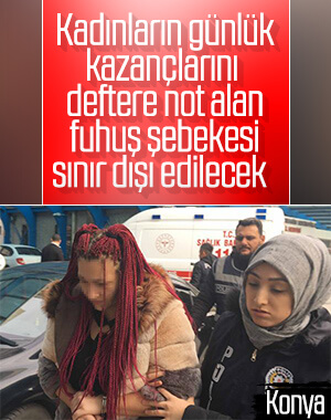 Konya'da fuhuş şebekesi çökertildi