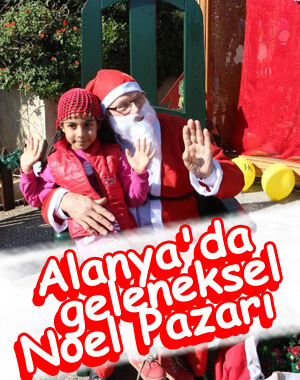 Alanya'da Noel Pazarı başladı