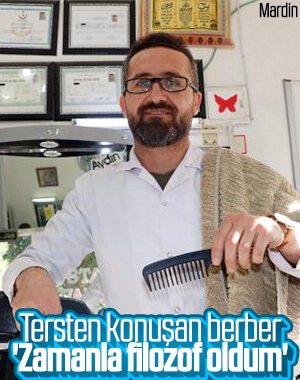 Mardinli berberin şaşırtan yeteneği