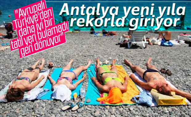 Antalya yılı rekorla kapatıyor