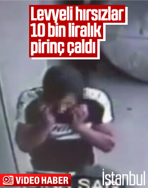 Levye ile 10 bin TL değerinde pirinç çalan hırsızlar