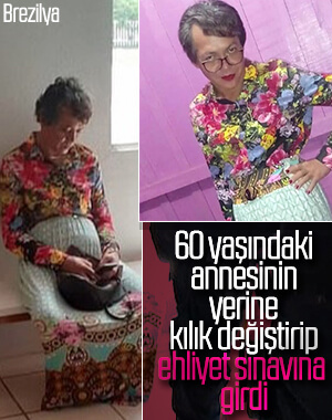 Annesinin yerine sınava giren adam yakalandı