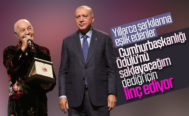 Cumhurbaşkanı'ndan ödül alan Mazhar Alanson linç ediliyor