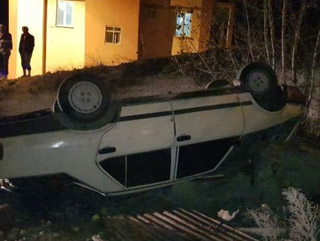 Otomobili takla atan alkollü sürücü: Biri daha var