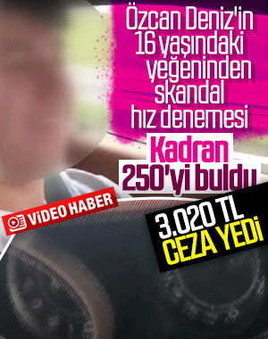 Özcan Deniz'in yeğenine hem ceza hem gözaltı