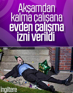 İngiltere'de evde pijamayla çalışma izni