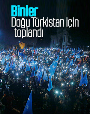 Doğu Türkistan için sessiz çığlık