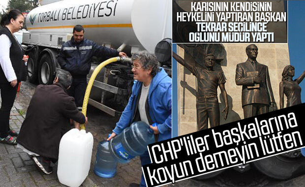 İzmir'de tankerle su dağıtımı