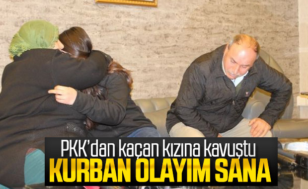 PKK'dan kaçan Mekiye ailesine kavuştu
