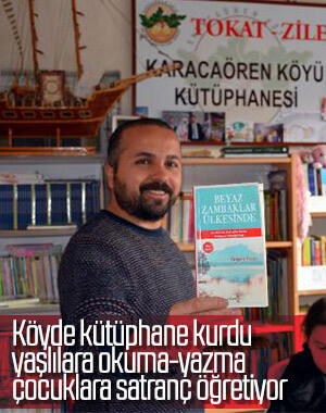 Eski lojman kütüphane oldu
