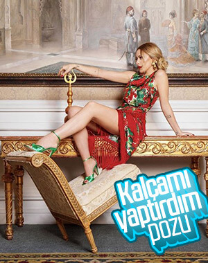 Hadise'den bacak şov