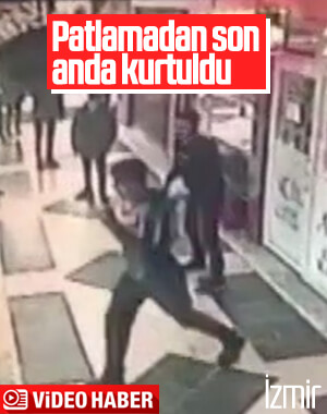 İzmir'de bir kuyumcu dükkanında patlama meydana geldi