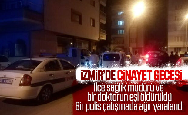 İzmir’de iki kişiyi öldüren şahıs, bir polisi de vurdu