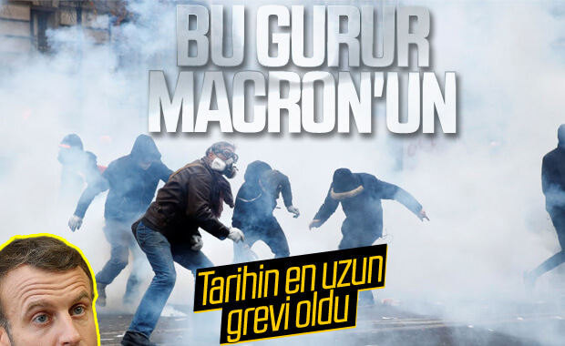 Fransa'nın tarihinde bir rekor: En uzun grev