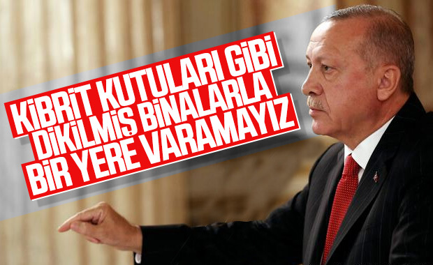 Cumhurbaşkanı Erdoğan, dikey mimariye karşı çıktı