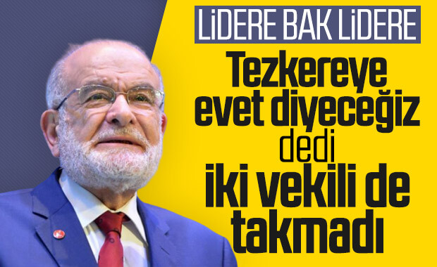 Saadet Partisi'nde tezkere firesi
