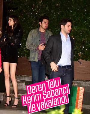 Deren Talu, yeni yıla Kerim Sabancı ile girdi