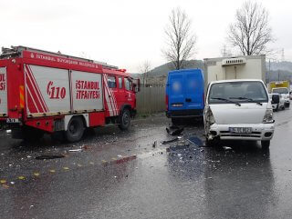 Sarıyer'de zincirleme trafik kazası: 3 yaralı