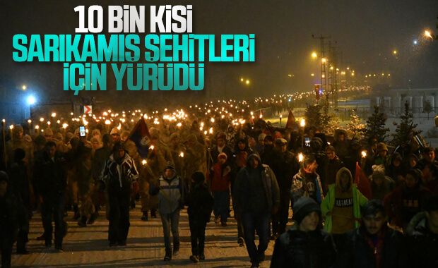 Sarıkamış'ta şehitler anıldı