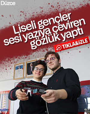 Liselilerden engelliler için yeni icat