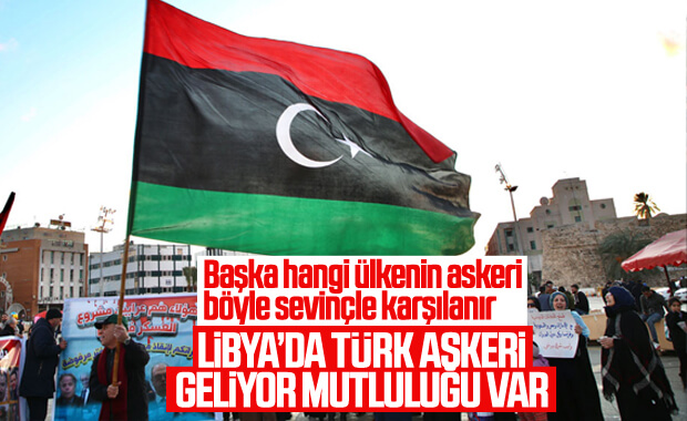 Libyalılar Türkiye'nin tezkere kararını kutladı