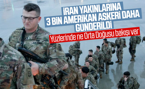 ABD, Kuveyt'e 3 bin asker gönderdi