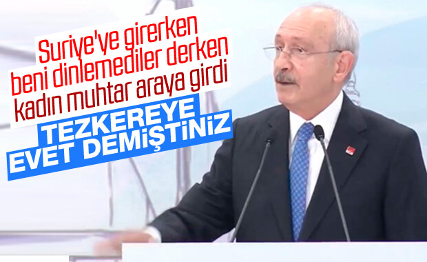 Kılıçdaroğlu'na kadın muhtardan terleten soru