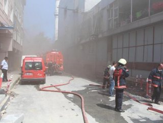 Daha önce 2 kişinin öldüğü iş yerinde yine yangın çıktı