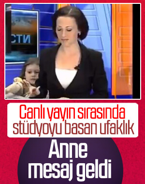 Annesini canlı yayında zor duruma sokan çocuk