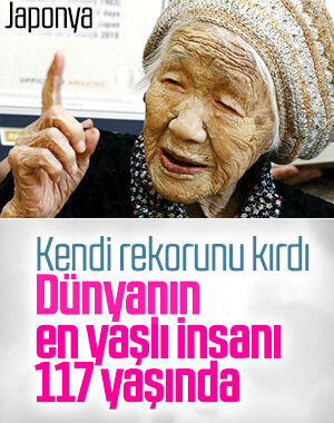 Dünyanın en yaşlı insanı 117 yaşında