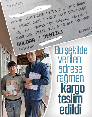 Türkiye’nin gündemine oturan kargo sahibine ulaştı