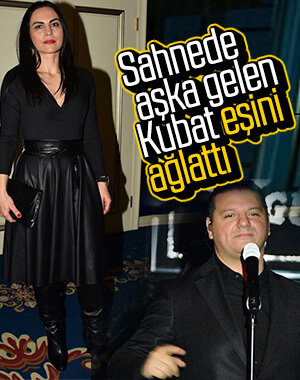 Kubat, sahnede aşka geldi