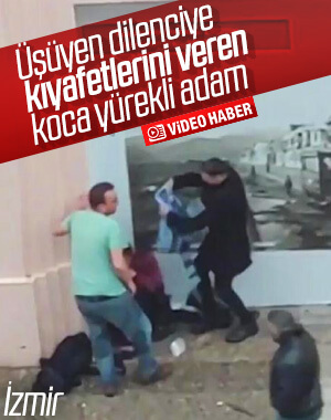 Kıyafetlerini çıkarıp, dilenciye giydirdi