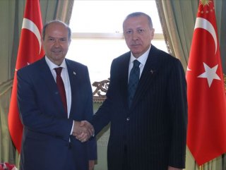 Erdoğan, KKTC Başbakanı Ersin Tatar'ı kabul etti