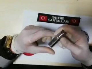 Pendik'te ele geçirilen tek atımlık suikast tabancası